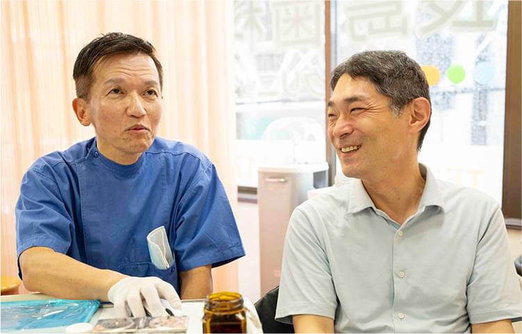 対話を大切にし、患者さんが自分の歯を守れるようサポートします