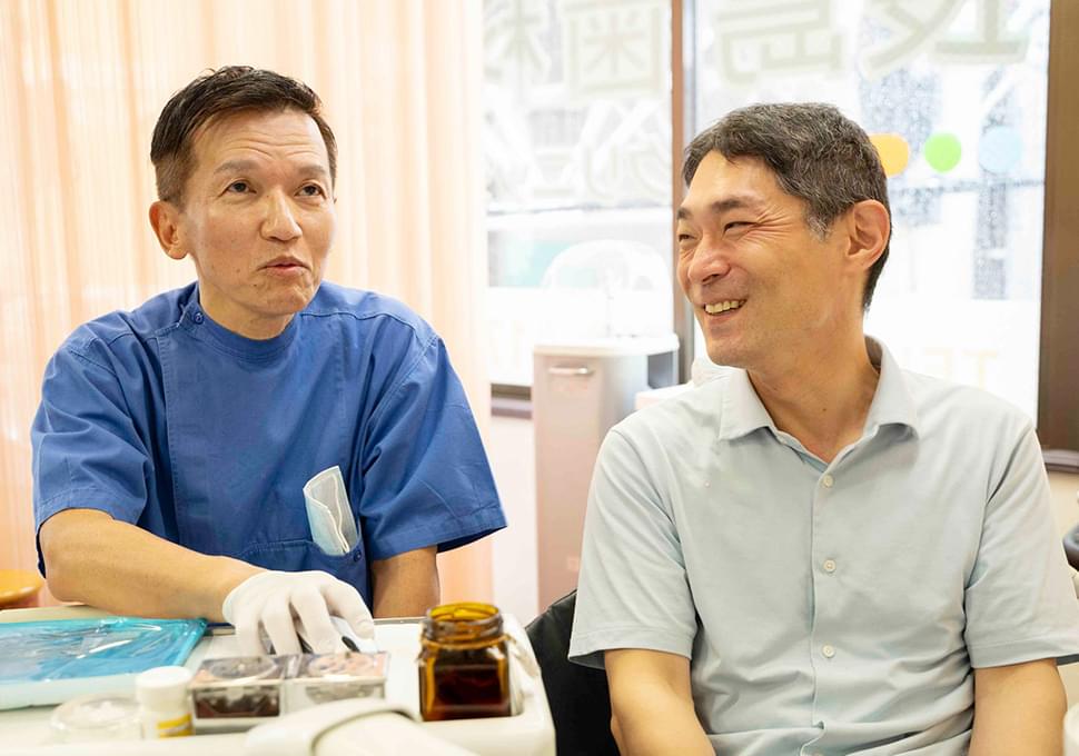 対話を大切にし、患者さんが自分の歯を守れるようサポートします