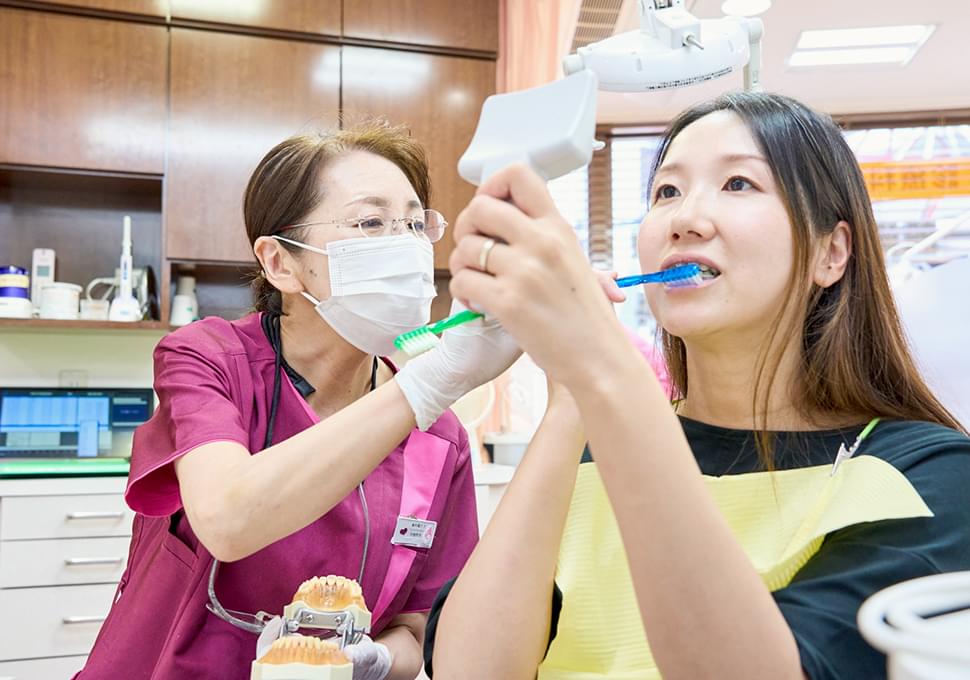 3つの独自メソッドで歯周病から歯を守ります